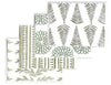 Note Cards - green (set of 16)