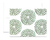 Note Cards - green (set of 16)