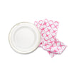 Crossed Branches in Pink Dinner Napkin